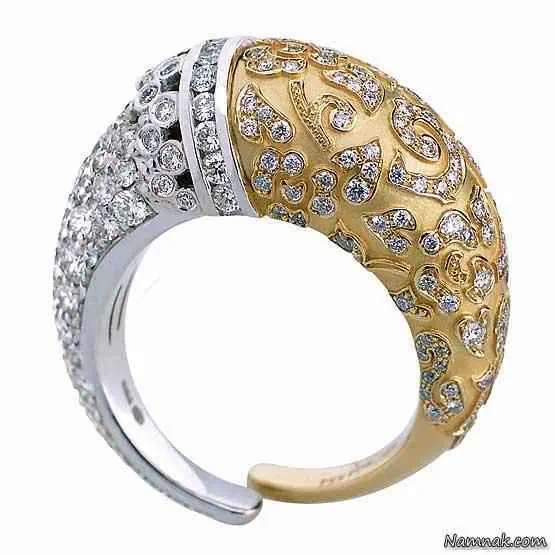 حلقه طلای سفید